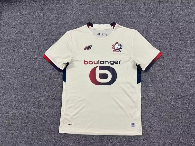 AAA Quality Lille 25/26 Away Light Beige Soccer Jersey